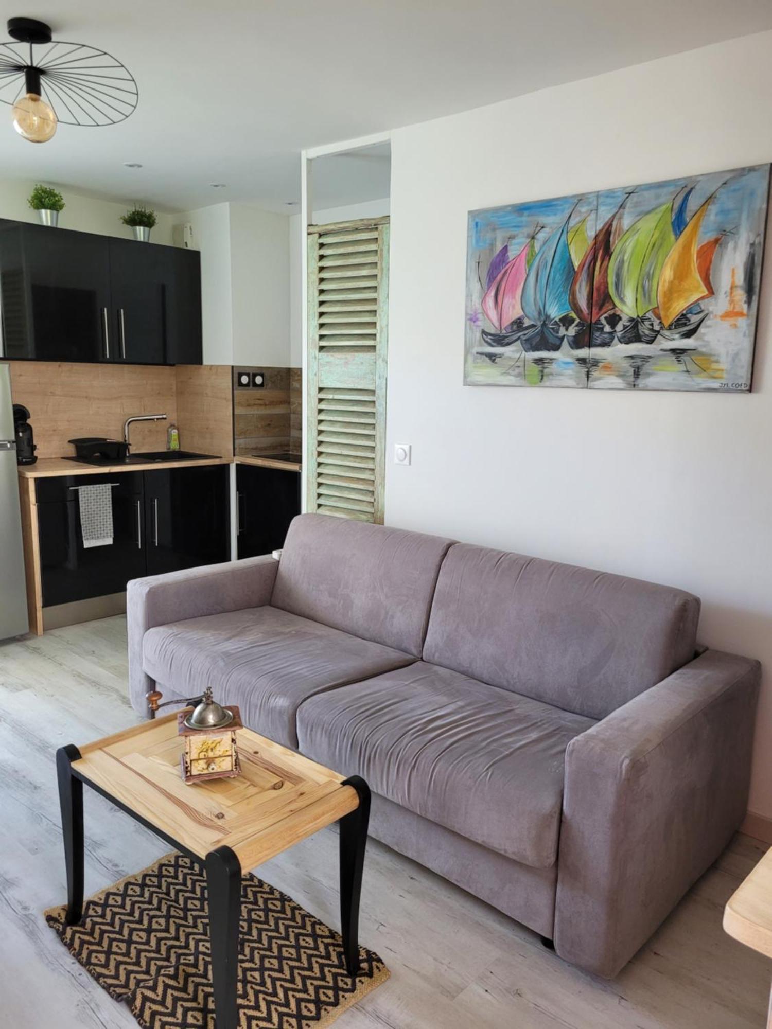 Tahiti Beach, T2 A La Mer, Piscine, Terrasse Et Parking Frontignan Exteriér fotografie